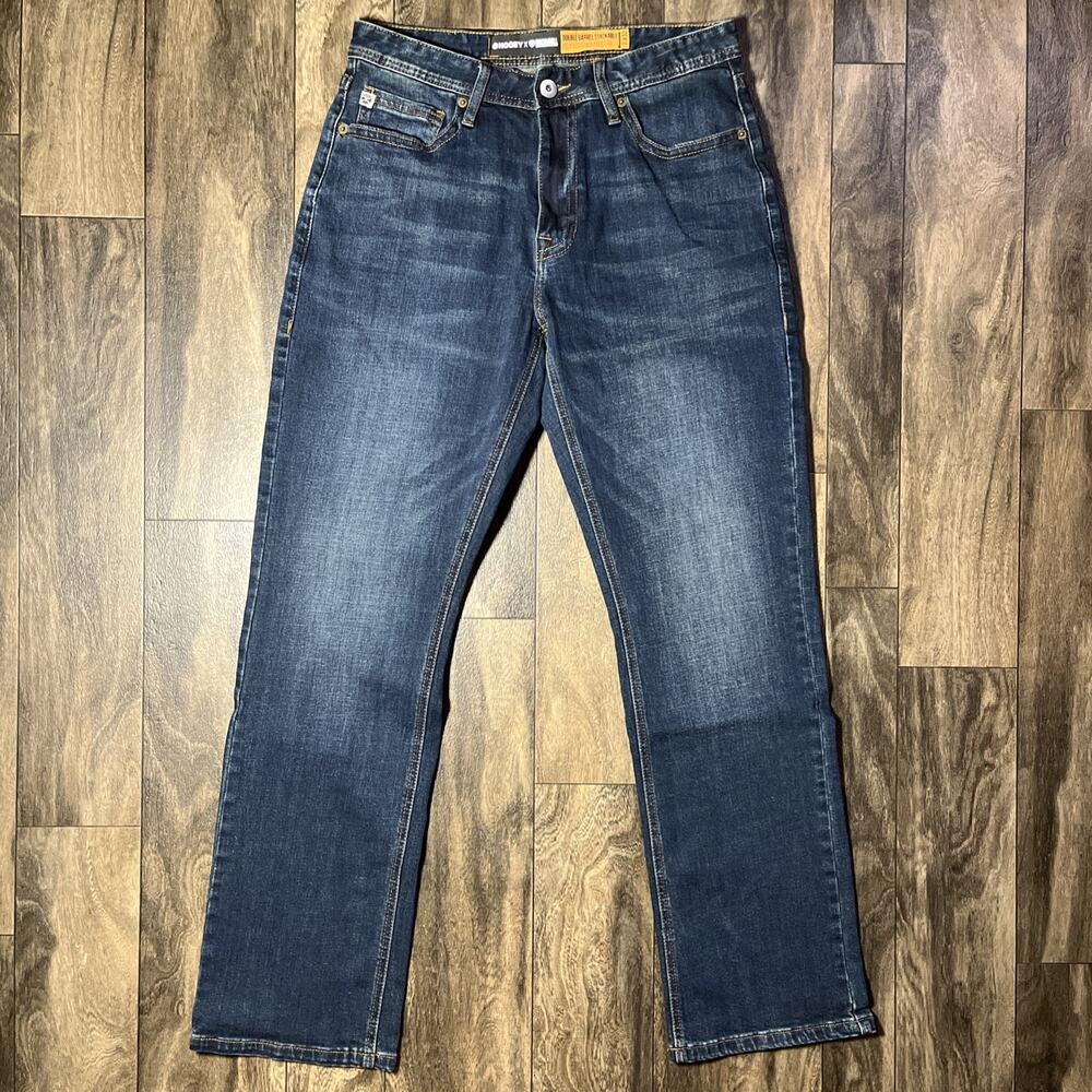 HOOEY x Rock & Roll Denim Double Barrel Stackable Relaxed Jeans Mens 31x32